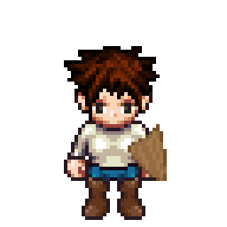 Bouclier en bois — Femme