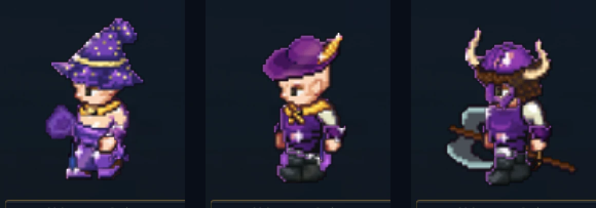 Magicien, Barde et Barbare en tenue de maître
